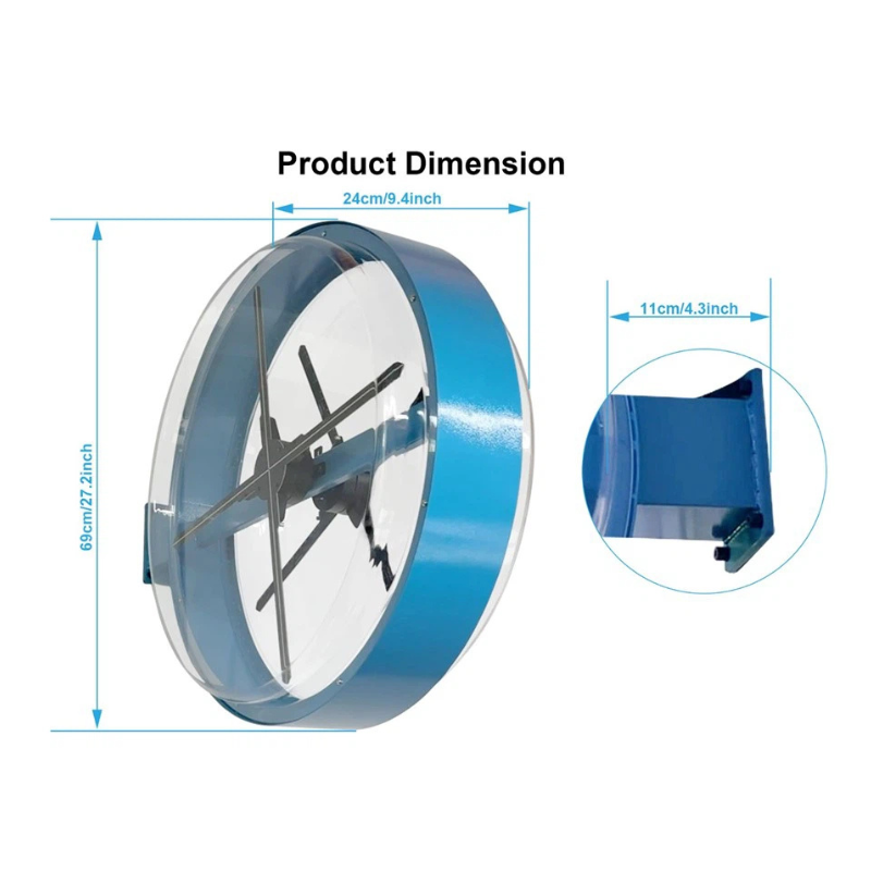 HD-Focus Outdoor Dual Sides 3D Hologram Fan Led Display (Waterproof) - Image 2