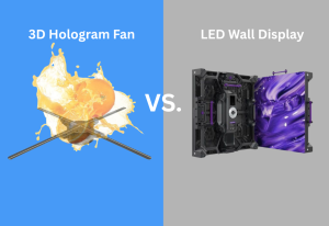 Blog 3 Blog commercial video wall vs hologram fan cost comparison featured